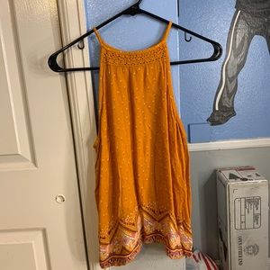 Orange tank top